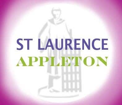 Saint Laurence logo with image of Saint Laurence