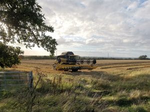 Harvesting a field