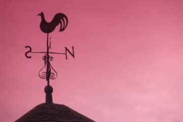 Weather vane on St Laurence Church