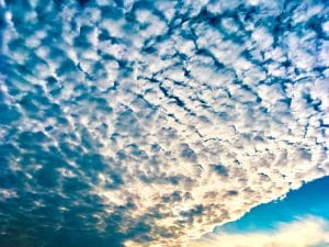 Wispy clouds