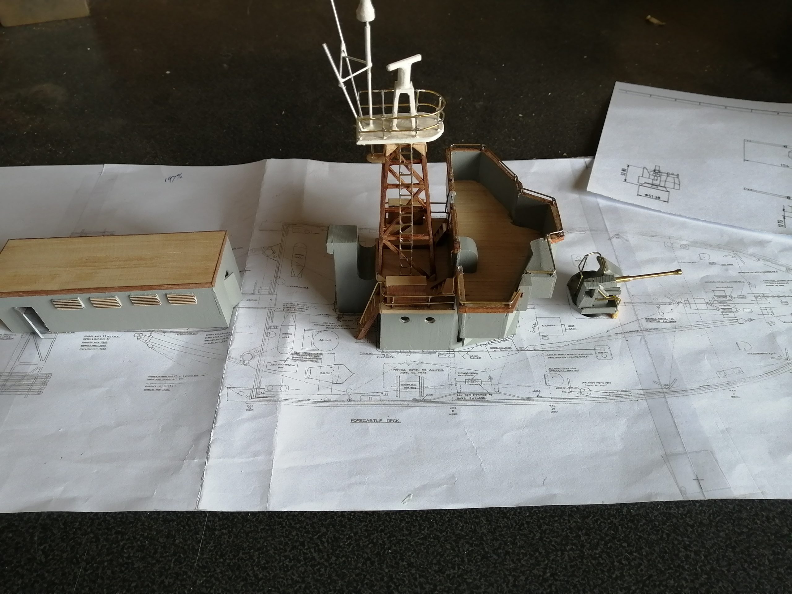 HMS Appleton model