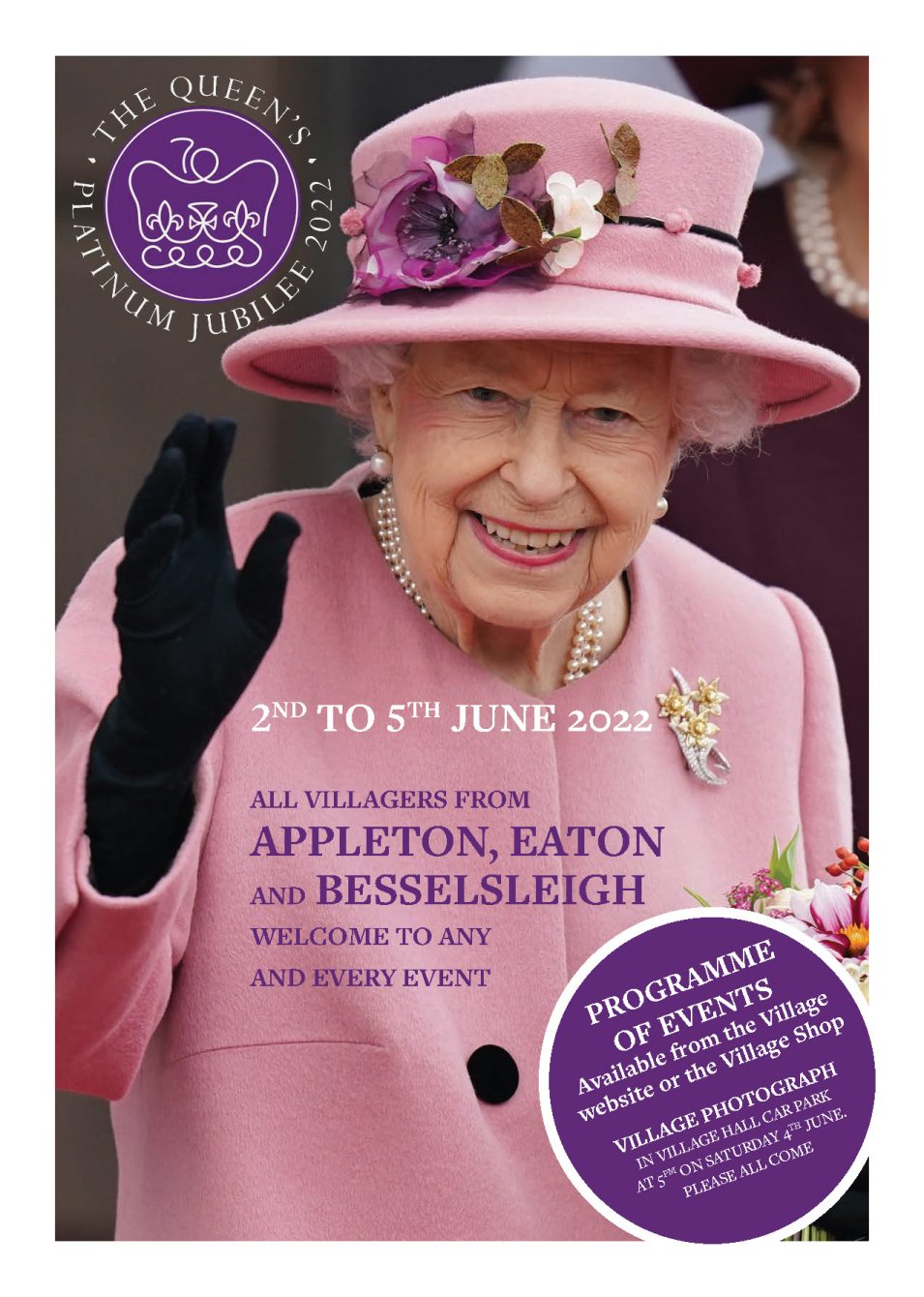 Queen's Jubilee poster Appleton 2022