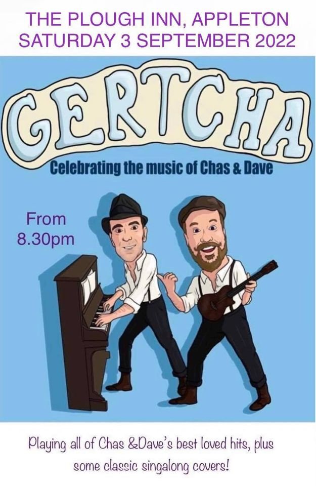 Gertcha Plough Poster 3rd September