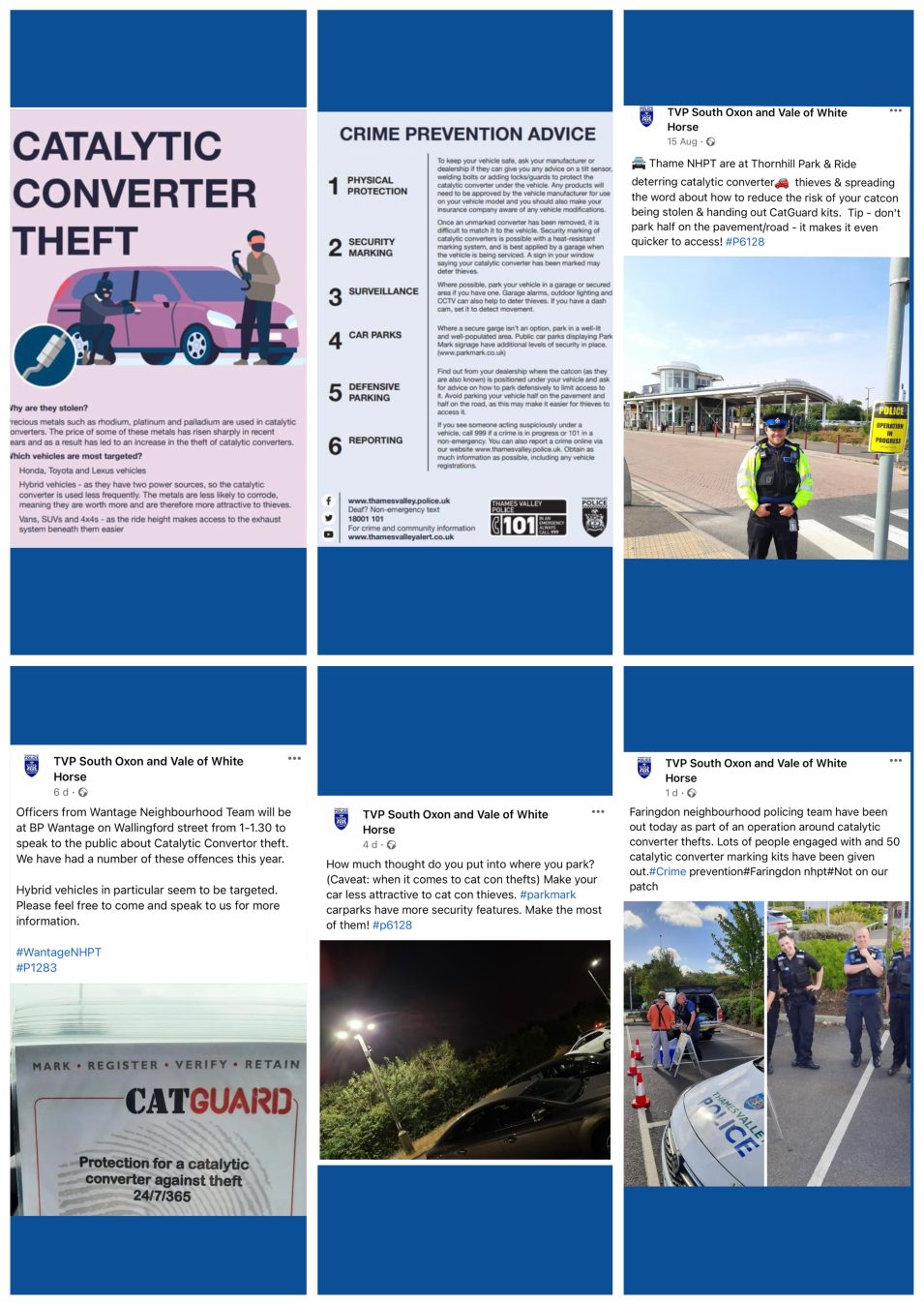 catalytic converter theft poster