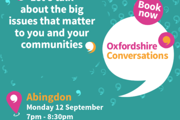 Oxfordshire Conversations Abingdon 12th September poster