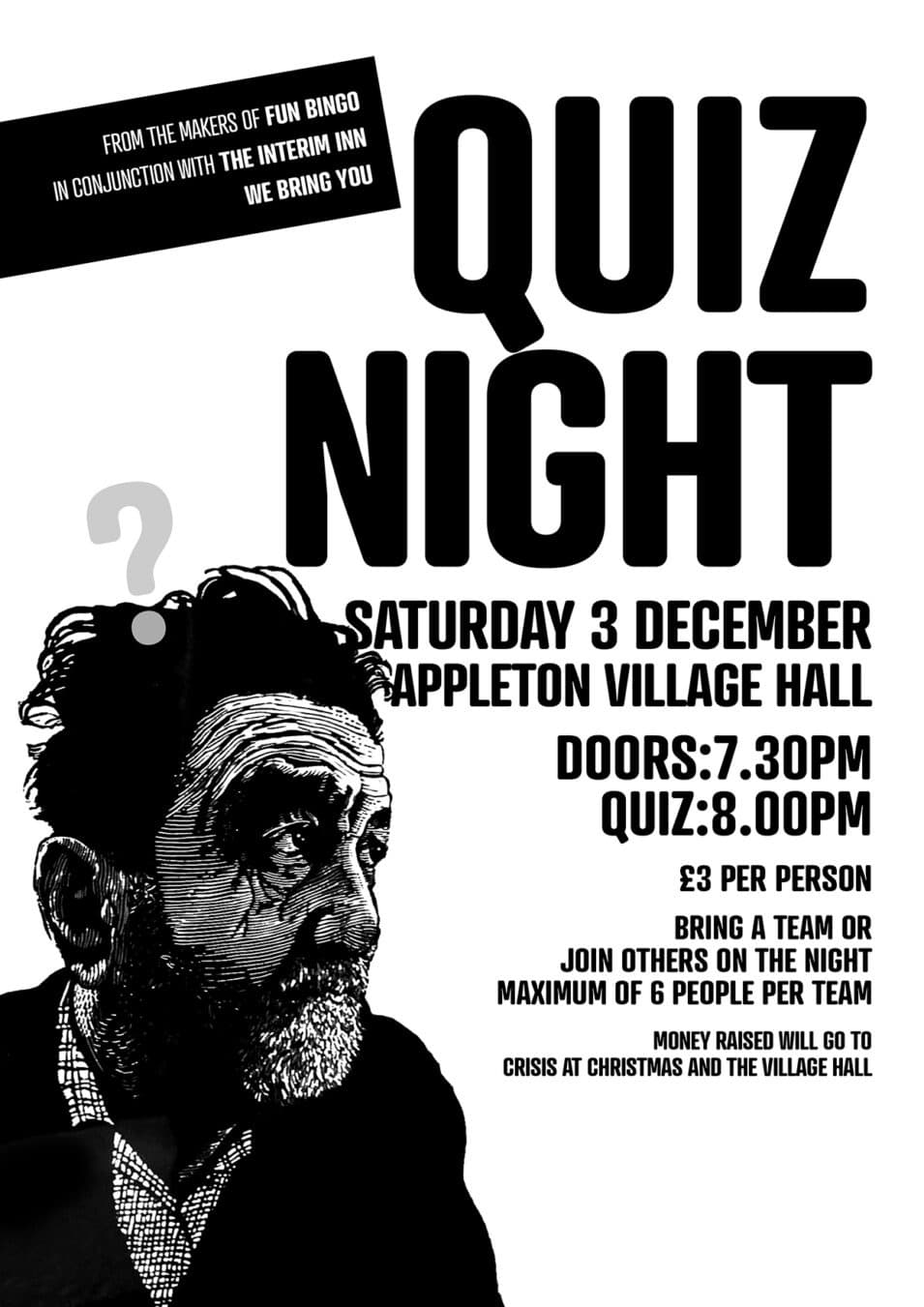 Quiz poster 3rd December