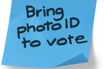 Bring photo id to vote image