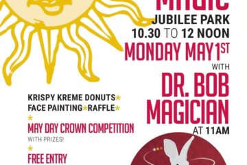 Jubilee Park May Magic Poster 1st May 10:30am