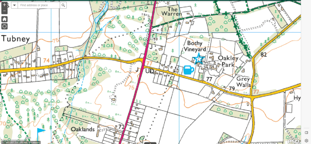 A338 Tubney junction signs March 2024