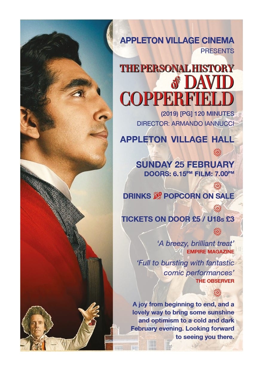 David Copperfield movie night poster