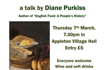 Poster for the Appleton History Talk 7th March 2024