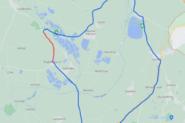 Temporary road closure Stanton Harcourt and Standlake 20th and 21st March 2024