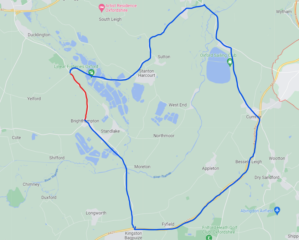 Temporary road closure Stanton Harcourt and Standlake 20th and 21st March 2024