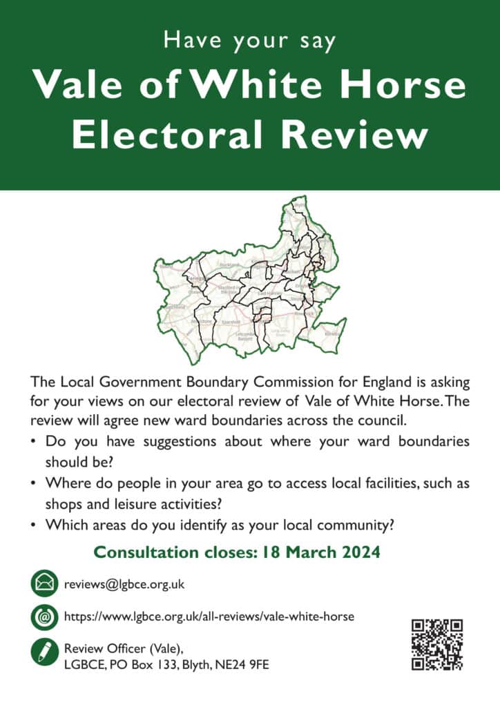 Vale of White Horse Electoral Review – Appleton With Eaton