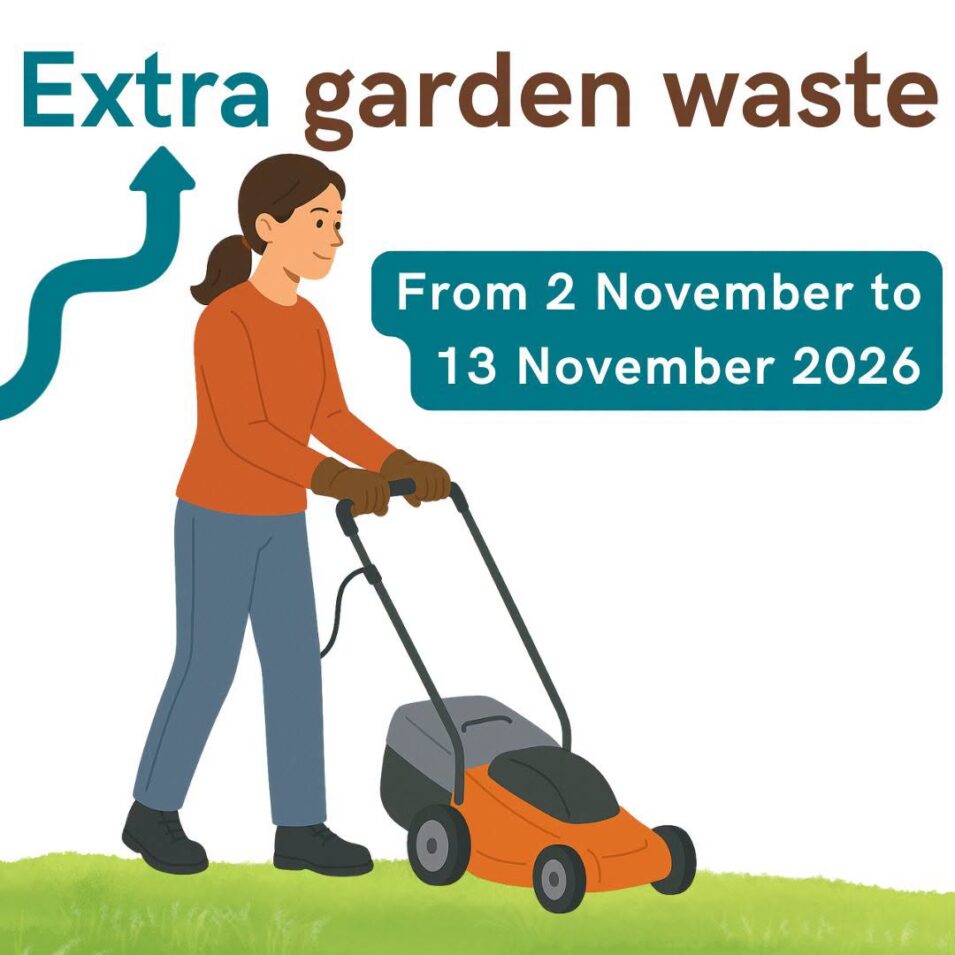 Extra garden waste collection 2nd to 13th November 2026
